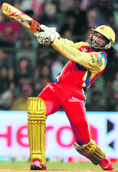 RCB�s ride has been uneven despite Chris Gayle exploding like a tornado with series of big scores.