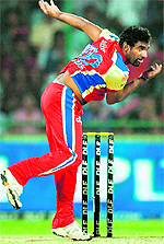 Bangalore�s Muttiah Muralitharan has picked up 14 wickets in IPL-V