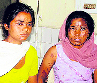 The victims in Moga