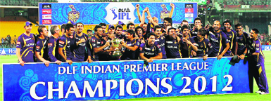 Kolkata Knight Riders celebrate their maiden IPL title after beating Chennai Super Kings in a tense last-over finish.