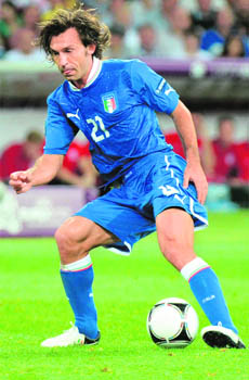 Andrea Pirlo will once again look to mastermind an Italian win, as his team look to keep their record of never losing to Germany at a major tournament intact.