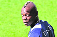 Italian striker Mario Balotelli.