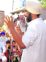 Manpreet Badal at Passi Bet. 