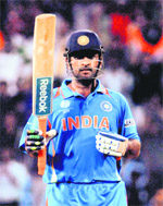 Indian captain M.S. Dhoni