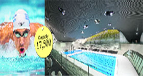 Phelps will look to add to his eight Gold medals from 2008 at the Aquatics Centre.
