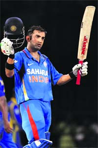 Gautam Gambhir�s 102 helped India beat Sri Lanka in the 3rd ODI