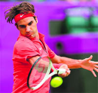 Roger Federer in sublime touch on Wednesday.