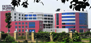 The campus of Sri Guru Granth Sahib World University at Fatehgarh Sahib.