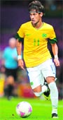 Brazil�s Neymar in full flow on Wednesday