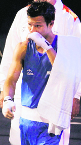 He's very, very young. I'm older, and my defence was the key. But four years of experience, and Devendro would become a strong contender. � Paddy Barnes