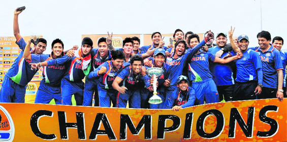 India�s  Under-19 World Cup-winning team feels on top of the world Down Under on Sunday. 