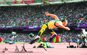 South Africa's double amputee runner Oscar Pistorius will also be participating in London 2012 Paralympic Games at the Olympic Park. 