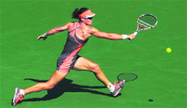 Samantha Stosur had an easy day at the US Open on Saturday. 