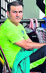 Sehwag was not in action on Tuesday