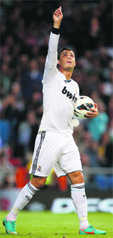 Ronaldo�s (above) team Real Madrid makes Lionel Messi nervous.