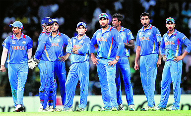 A dejected Indian side wears the look of a losing team despite winning