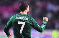 Real Madrid�s Cristiano Ronaldo reacts after scoring yet again during their Champions League match against Ajax Amsterdam on Wednesday