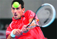 Djokovic beat Austrian Jurgen Melzer 6-1, 6-2. � AFP