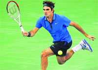 Roger Federer beat compatriot Stanislas Wawrinka 4-6, 7-6, 6-0 in Shanghai on Thursday. � AFP