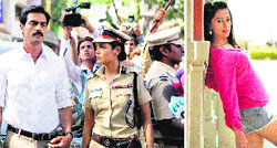 Stills from the movies Chakravyuh and Ajab Gazabb Love