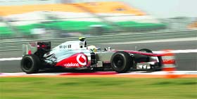 Mclaren Mercedes Lewis Hamilton could not make the best of free practice sessions on Friday.