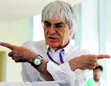Bernie Ecclestone, the boss.