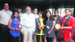 HS Chahal, Vice-Chancellor, Deenbandhu Chhotu Ram University of Science and Technology, Murthal, welcomes NSS volunteers of the university. Photo: BS Malik