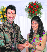 Indian cricketer Cheteshwar Pujara got engaged to Puja Pabri in Rajkot on Tuesday night. � PTI