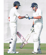 Rahul Dewan and Sunny Singh put up a 97-run partnership against England.