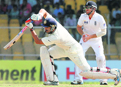 Yuvraj Singh makes a strong comeback into the Test fold with a knock of 74 runs in the first Test at Ahmedabad on Friday. � PTI