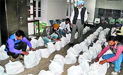 PPSC Chairman RS Suljana oversees arrangements for PCS exam 2012 in Patiala