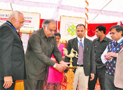 Haryana Vidhan Sabha Speaker Kuldeep Sharma inaugurates Deenbandhu Chhotu Ram memorial lecture programme at DCR University, Murthal. 