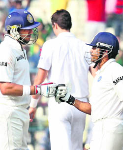 Sachin, Yuvraj on Wednesday. 