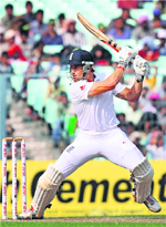 Nick Compton on Thursday. � PTI
