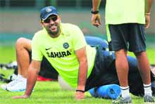 Yuvraj Singh would seek to continue his good work in the second T20 match.