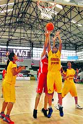 Karnataka beat Andhra Pradesh 66-60 at the Guru Nanak Stadium in Ludhiana