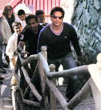Sachin Tendulkar in Mussoorie