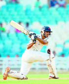 Mumbai�s Hiken Shah was on 65* at stumps. 
