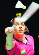 Saina Nehwal had to fight her way into the second round of the Korea Open. 