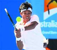 Somdev Devvarman makes a return during his first round win over Bjorn Phau of Germany on Tuesday