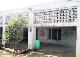 The dilapidated building of Government Senior Secondary School, Randhawa village, in Fatehgarh Sahib