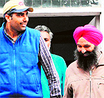 Main accused Ranjit Singh Rana at the Amristar court complex on Tuesday