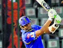 Rahul Dravid in full flow.