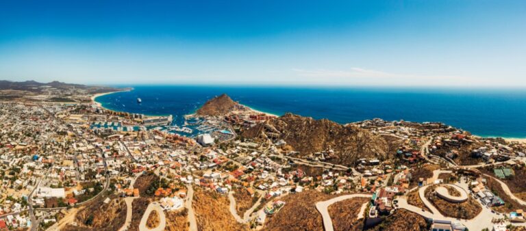 Los Cabos hurricane season aerial view