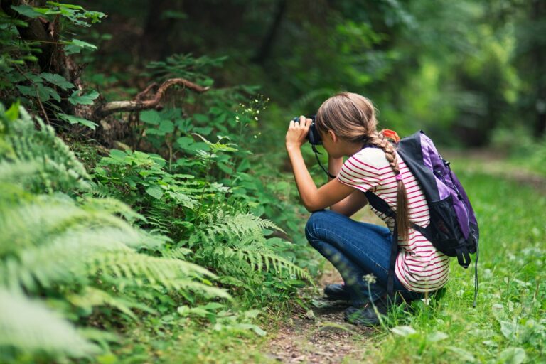 true ecotourists taking photos of nature