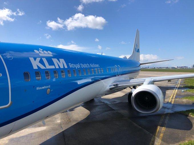 klm airplane