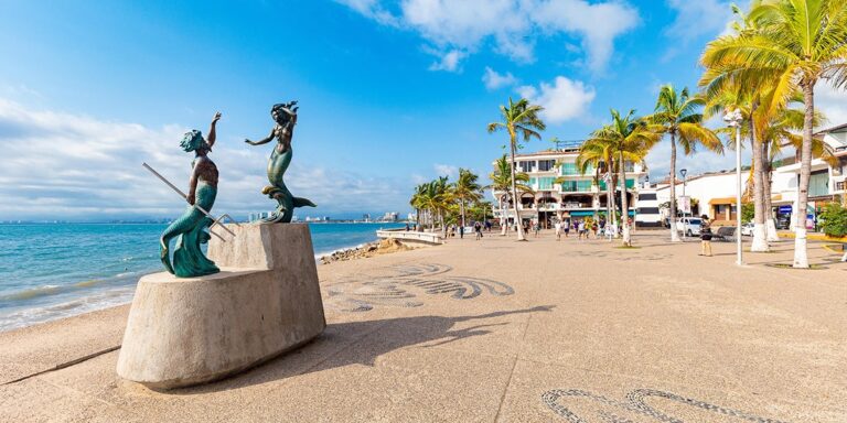 sculptures in Puerto Vallarta malecon