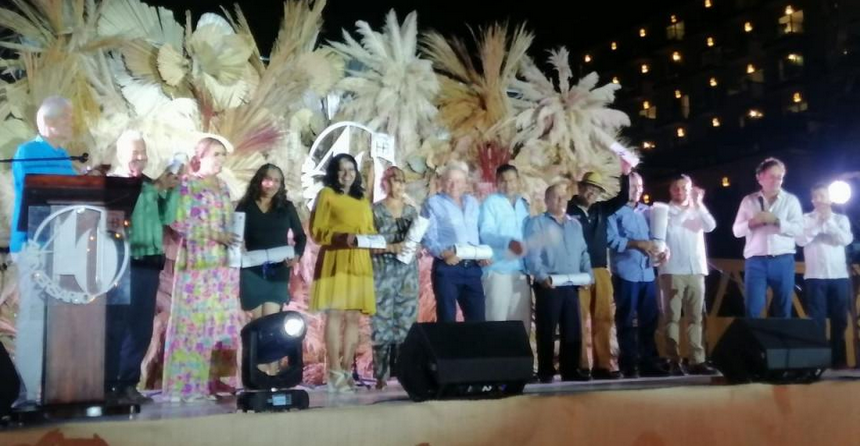 presenters at Hoteles Buenaventura celebration