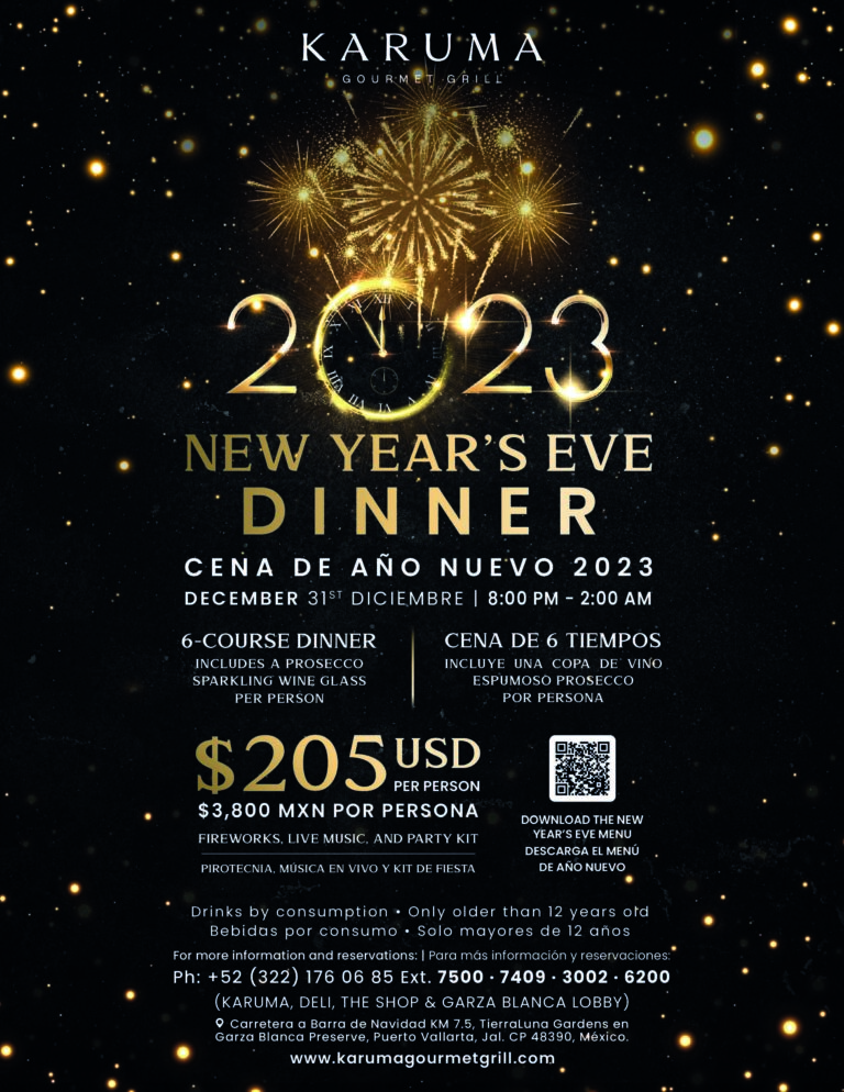 poster of Karuma Gourmet Grill New Year's Eve Dinner