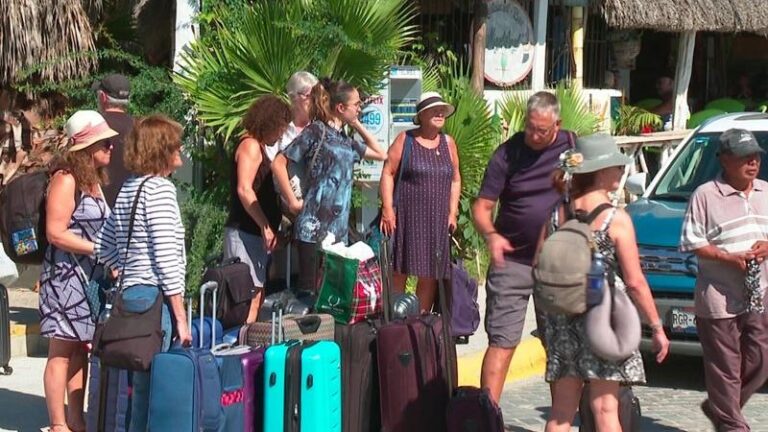 Tourists in Riviera Nayarit